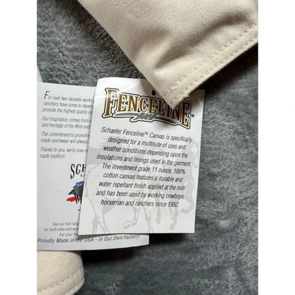 NWT Schaefer Outfitters Durango Drifter Chore Barn Coat Tan Size Medium